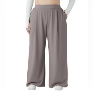 NWT Halara Flex High Waisted Body Sculpt Waist-Slimming Pocket Wide Leg Pants  L
